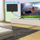 Digital TV Antenna VHF UHF Aerial with Amplifier 80 Miles DVB-T/T2 Receiver