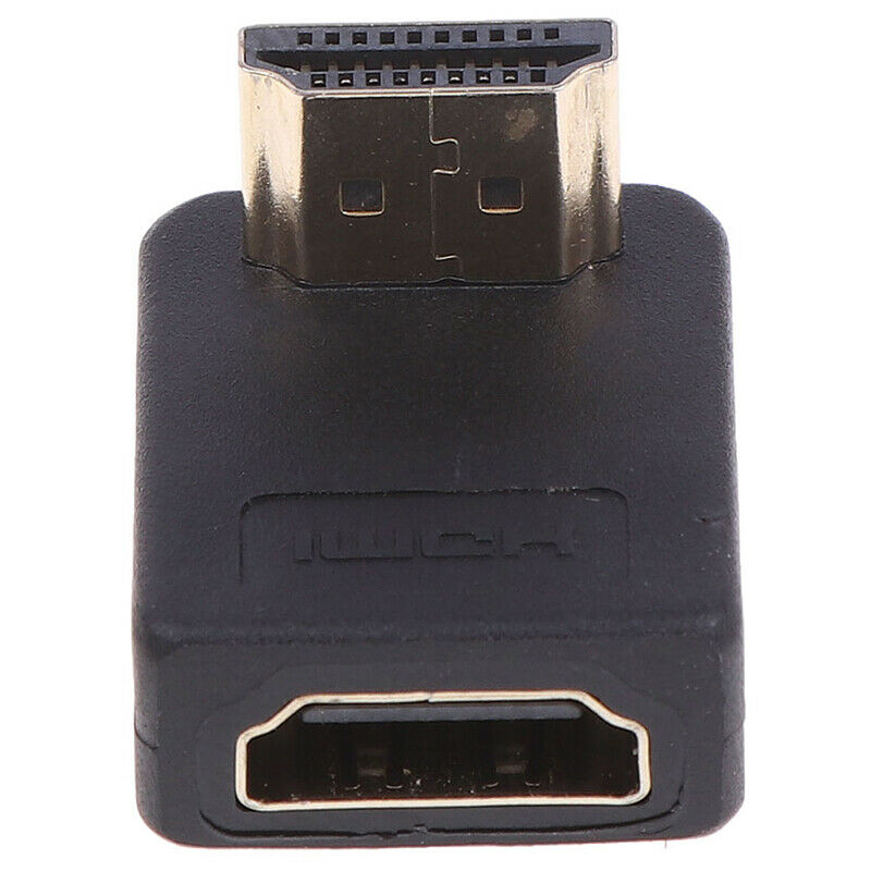 90 Degree HDMI A Male to Female Port Adapter Right Angle Extension Converter OZ