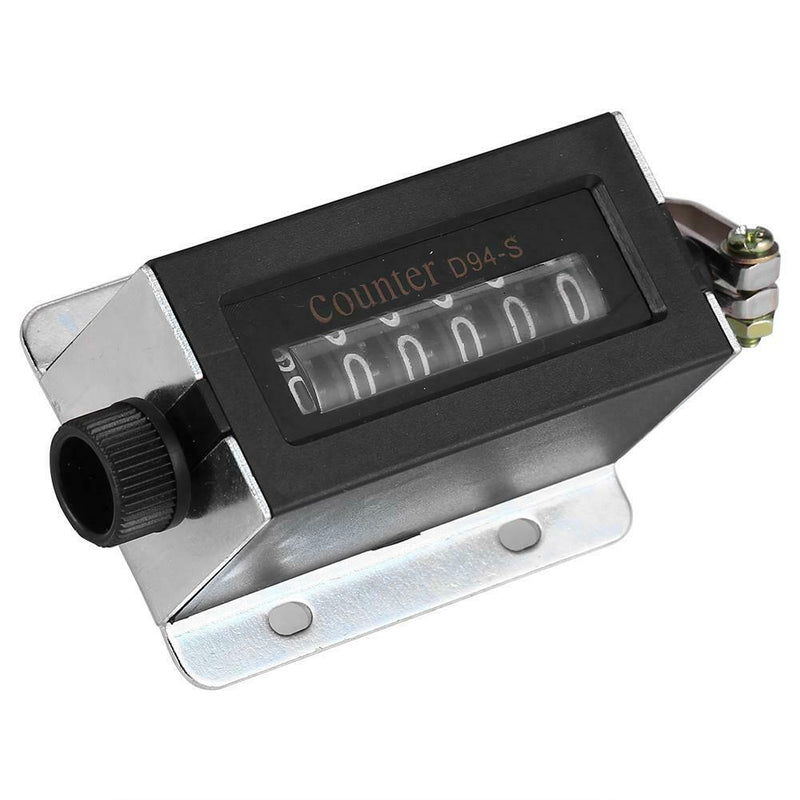 D94-S 6 Digit Resettable Mechanical Pulling Counter Rolling Wheel Counter A