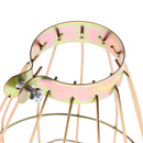 2pcs Reptile Protective Lamp Screen Anti-Scald Protective Guard Golden