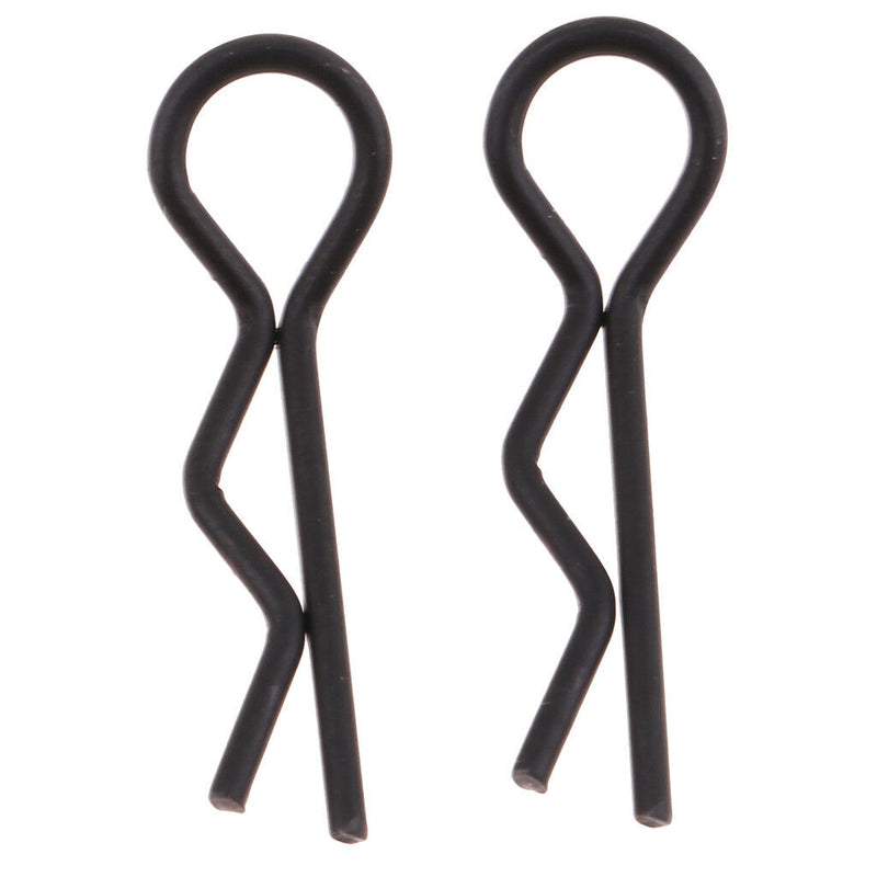 1/10 1/12 1/16 RC Buggy Black Metal Bodyshell Clips Pins for Redcat HPI 50x