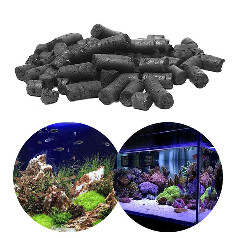 100g Activated Carbon Charcoal Pellets for Aquarium Fish Tank Koi Reef FiltSEAU