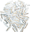 Set Of 100 Handmade Tag Label Wooden Buttons Oval Wood Buttons 2 Holes For