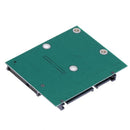 5cm Half Height mSATA Mini PCI-e SSD to 2.5in SATA3 Converter Adapter Card