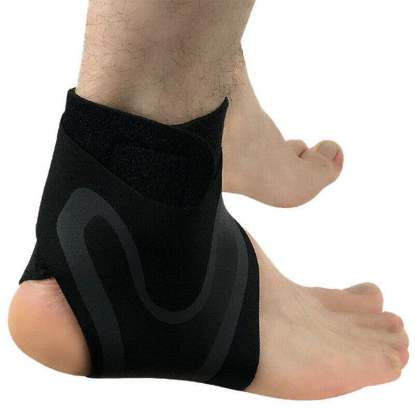 Adjustable Ankle Brace Support Sleeve Breathable Nylon Material Super Elast I2F5