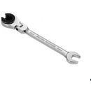 1pc Tubing Ratchet Wrench Horn Spanners Flexible Head Durable Steel 13mm