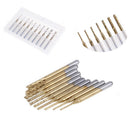 10x 1/8'' 0.8-3.175mm PCB Drill Bit Set Engraving Cutter Rotary CNC End Mill  ly
