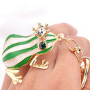 Fashion Holder Car Handbag Green Chic The Prince Jewelry Keyring Keychain K W1X3