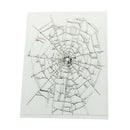 Vivid Spider Web Design Clear Stamp Scrapbooking Card Making Photo Album Deco JR