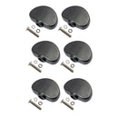 6Pcs Guitar Tuning Pegs keys Tuners Machine Heads Replacement Buttons Black