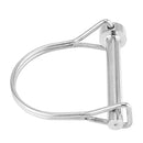 1pc Wire Lock Pin, 1/4" 6mm Heavy Duty Safety Coupler Shaft Locking Pin Hitch