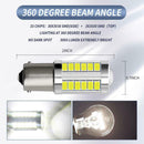 2x LED Bulbs BAY15D 33SMD 5730 6000K 1200LM Car Brake Interior Reading Lamp