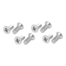 M3 x 6mm Phillips Flat Head Countersunk Bolts Machine Screws 100pcs P4I8