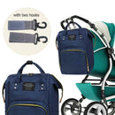 Mummy Maternity Nappy Bag Travel Backpacks Top-Handle Bags (Dark Blue) A