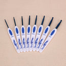 8pcs Blue and White Porcelain Handle Aluminium Crochet Hooks Knitting Set