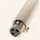 2Pcs XLR Microphone Cable Adapter 3 Pin, 6.35mm Audio Male Jack to XLR Female