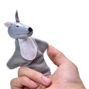 4 Pcs / Set Little Red Riding Hood Finger Puppet Wood-headed Baby Educational 3c