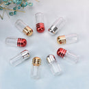 Portable Capsules Clear WaterProof Mini Plastic Box Bottle Case Holder Pill Cas@