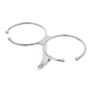 Boat Ship 2-Ring Cup Holder Stainless Steel Ringlike Drink Holder For Marine
