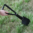 Military Portable Folding Shovel Multi Purpose Steel Spade Outdoor Survive Tool
