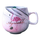 Large Ceramic Coffee Mugs Large Handle for Men Women  U0212 gray