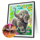 Elephant Painting Embroidery 5D Diamond Cross Stitch DIY Home Art Decor