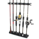 Wall Mounted Accessories 6-rod Display Fixed Fishing Rod Rack Storage Vertical
