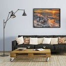 Diamond Painting Sunrise Sea Wave DIY Full Round Drill Wall Picture 40x30cm