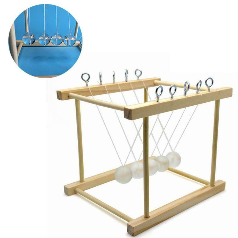 DIY Newtons Pendulum Balance Balls Physics Science Cradle Educational Toys