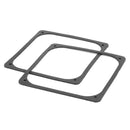 120x120mm Anti Vibration Silicone Rubber Fan Gasket for Computer Case Fan 2 Pack