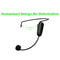 Head Headset Mic Headworn Microphone Wireless Mic System for Teaching Speech