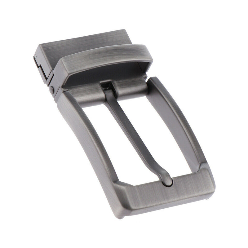 3pack Reversible Alloy Belt Buckle Replacement Rectangular Single Pin Buckle