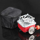 Stainless Steel Foldable Square Cooking Stove Outdoor Camping BBQ Combustor