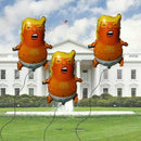 22" x 17" Baby Donald Trump Impeach Foil Balloon Funny Party Balloon 2020.
