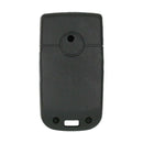 Flip Key Shell + Key Blank Refit Remote Key Fob 3 Button Fit for Ford Mazda H1K4