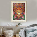 5D DIY Special Shaped Diamond Painting Lion Cross Stitch Mosaic Craft Kits