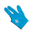 Man Woman Elastic 3 Finger Left Hand Gloves for Billiard Pool Snooker Cue + 2