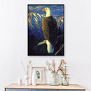 DIY 5D Drawing Full Round Drill Serious Eagle Kit Diamond Painting Ornament