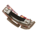 2Pcs French Barrette Leopard Print Hair Clip Bands Hair Accessories