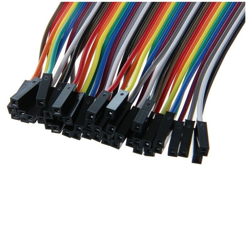 20cm Long F/F Solderless Flexible Breadboard Jumper Cable Wire 40 Pcs L3P5