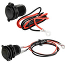 2 Pcs Cigarette Lighter, Waterproof Marine Grade 12V / 24V DC Lighter Socke B9L7
