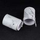 Travel PU Marbling Makeup Brushes Pen Holder Storage Cosmetic Case Box(L) A