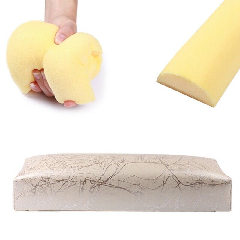 Manicure Hand Pillow Rectangle Pu Leather Hand Rest For Nails Cushion Nail  U1I9