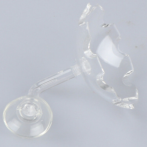 Aquarium Fish Shrimp Feeder Acrylic Fish Tank Floating Bowl Food FeederA uW