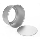 5Pcs/Set Aluminum Alloy Round Cake Mould Chiffon Cake Baking Pan Pudding Ch
