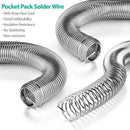 3Pcs 0.8 Mm Solder Wire 63-37 Flux Rosin Core Tin Lead, Pocket Pack in Stor E7G8