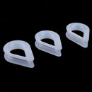 12Pcs/Pack Docking Yacht Boat Marine Nylon Rope Thimble 1/2" 3/8"