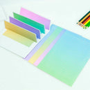 Stationery Letter Envelope Set Gradient Color Writing Paper Students Supplies