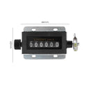 D94-S 6 Digit Resettable Mechanical Pulling Counter Rolling Wheel Counter