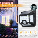 32 LED Solar Powered Motion Sensor Wall Light Waterproof Garden Security Lamp